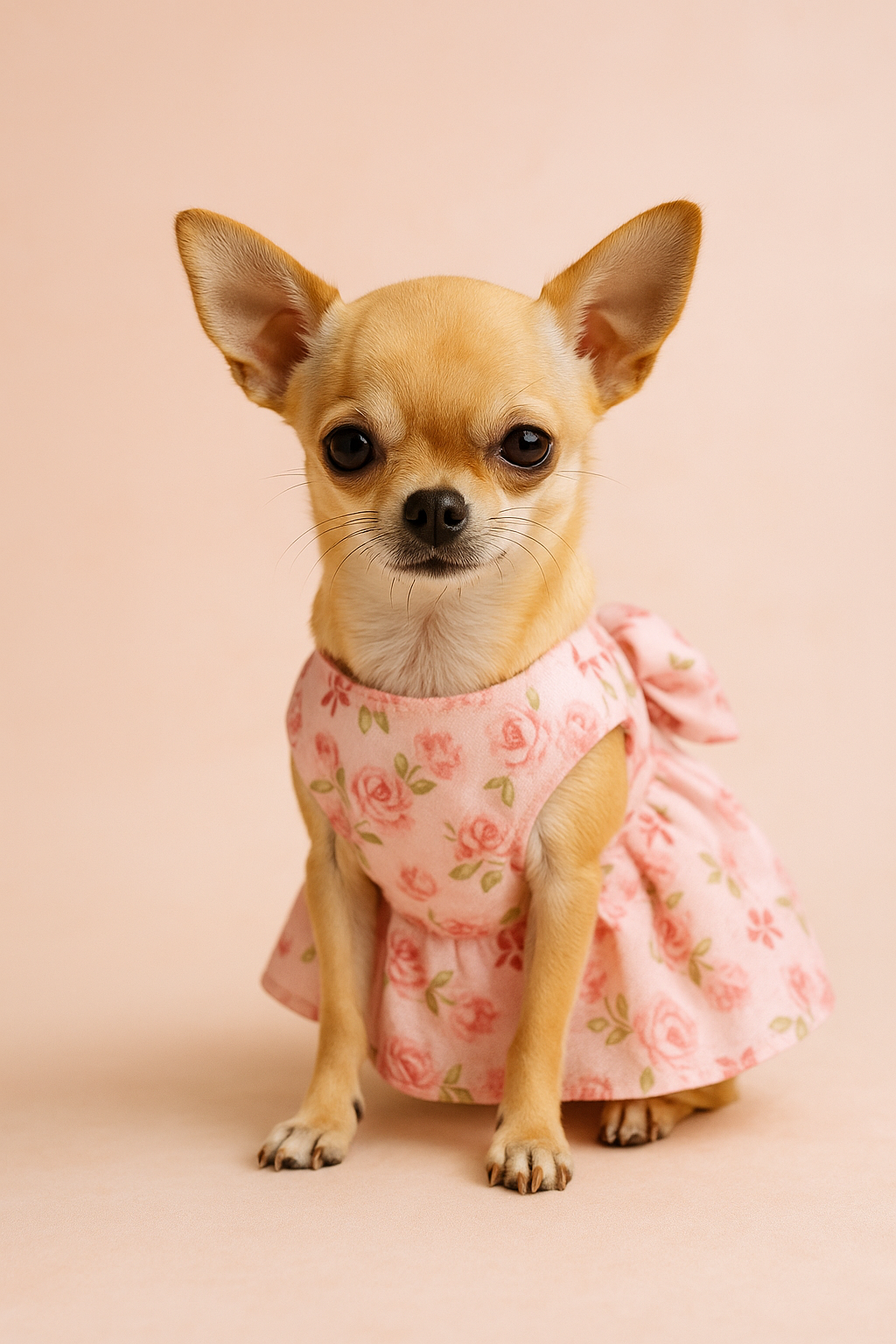 Chihuahua dresses 7 Pink Floral Chihuahua Dress